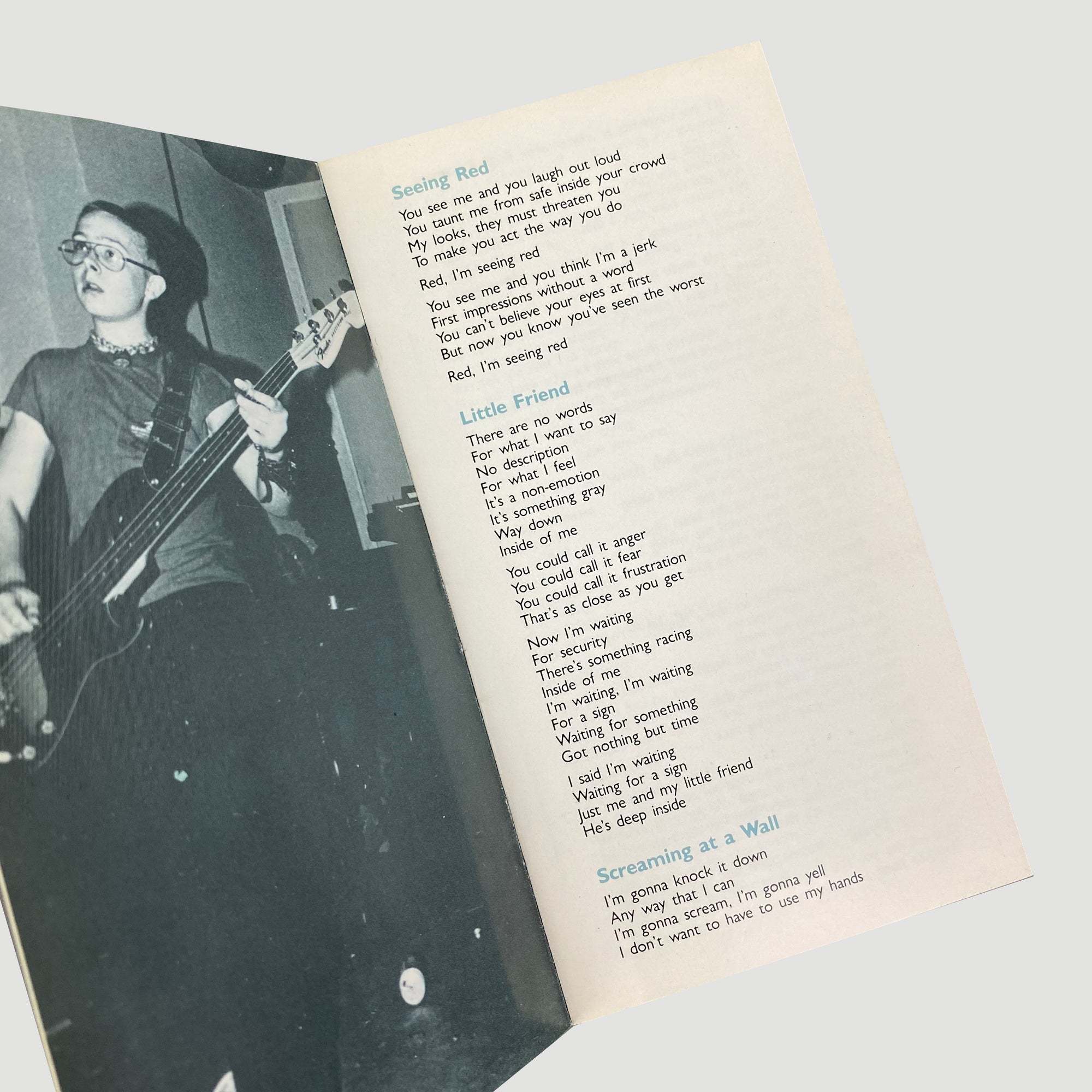 1988 Minor Threat LIVE VHS + Booklet