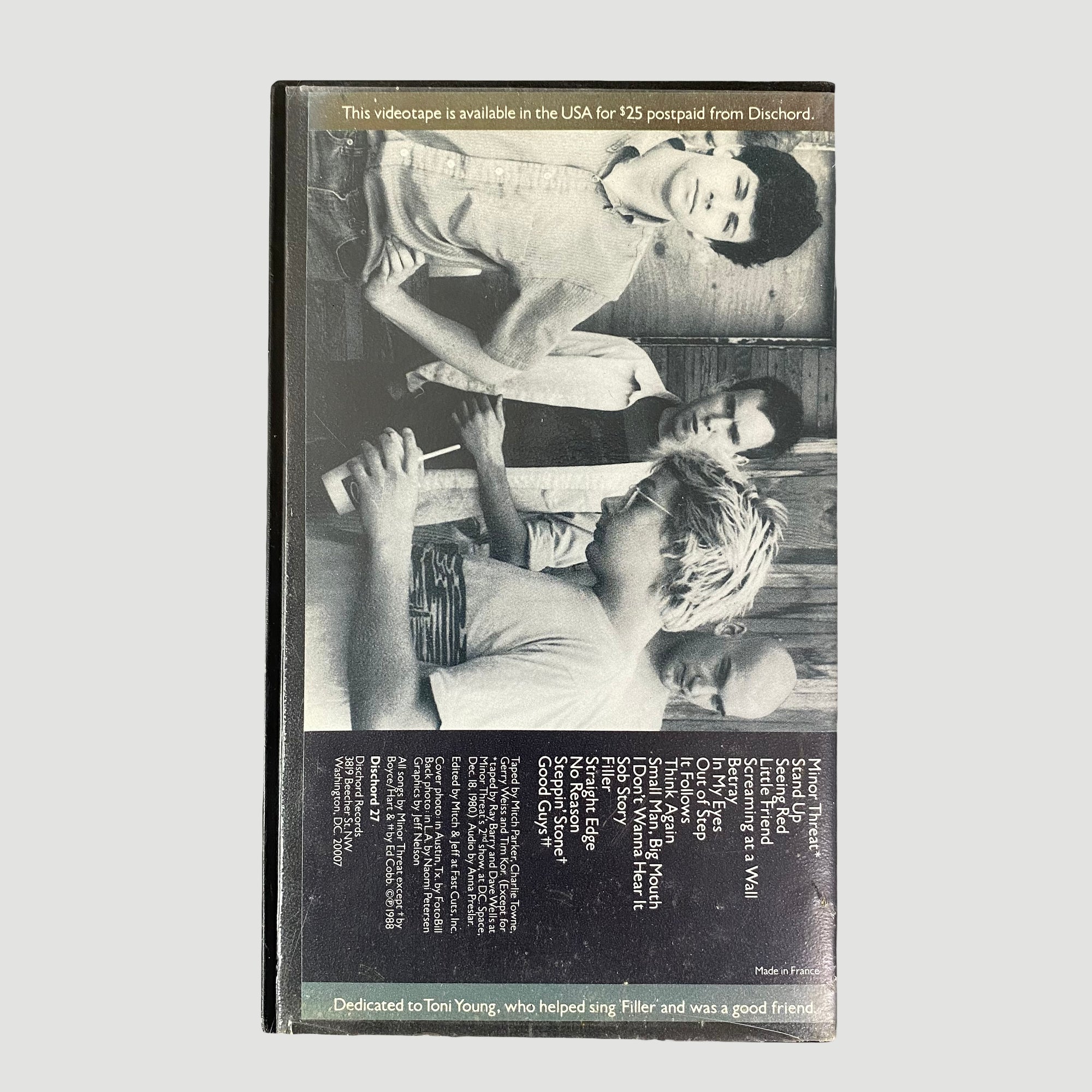 1988 Minor Threat LIVE VHS