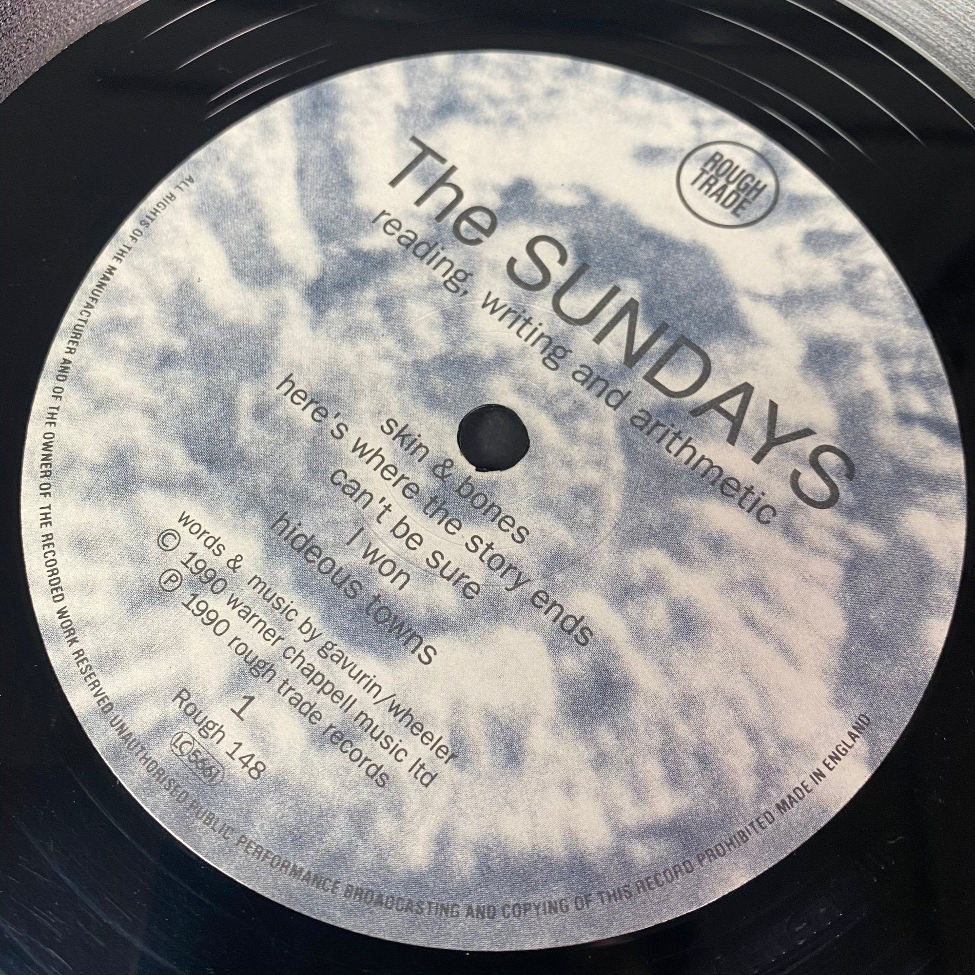 1990 The Sundays Reading, Writing And Arithmetic 1st Press UK LP