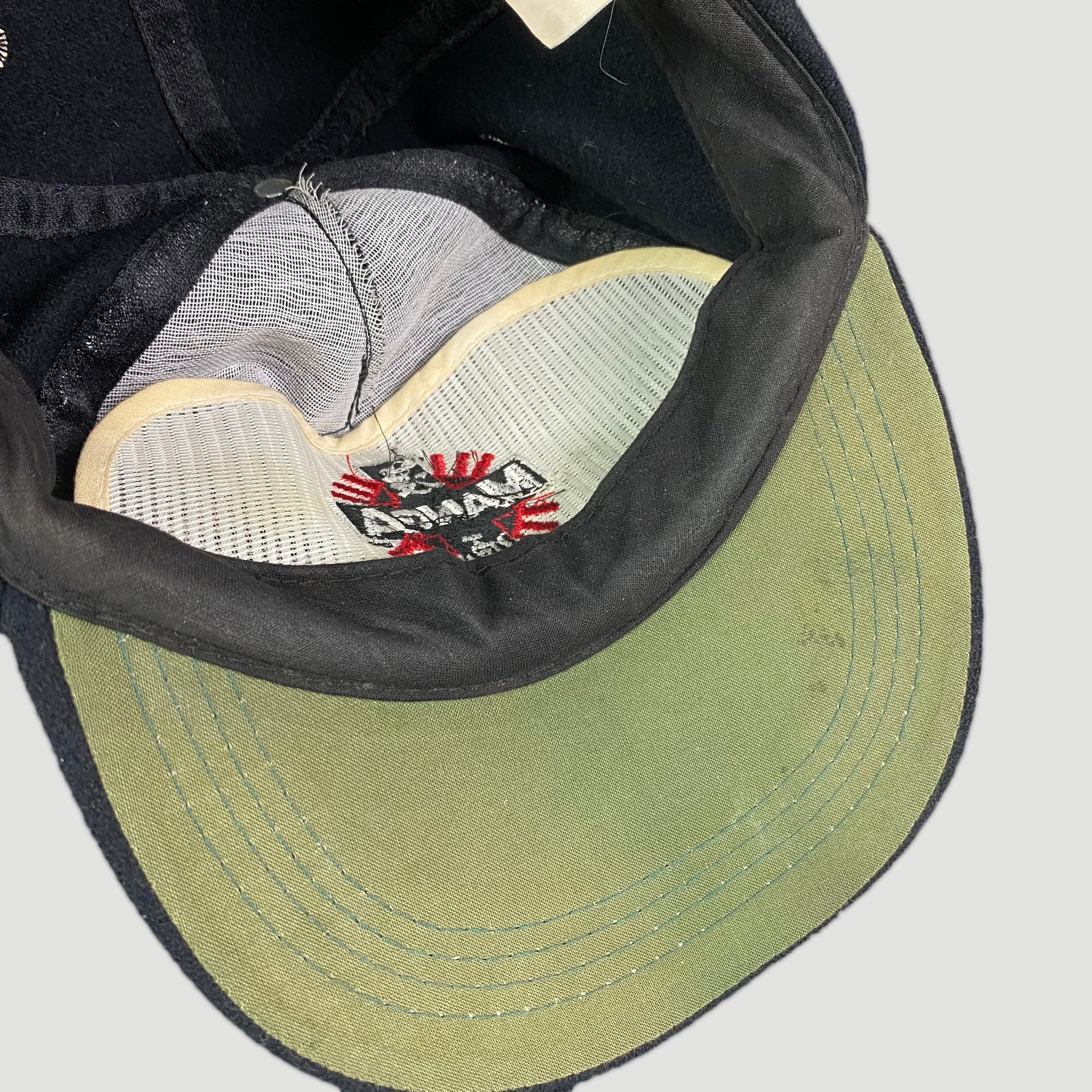 90's Manga Embroidered Wool Snapback Hat