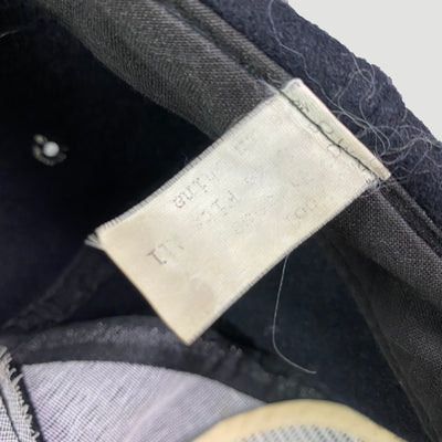 90's Manga Embroidered Wool Snapback Hat