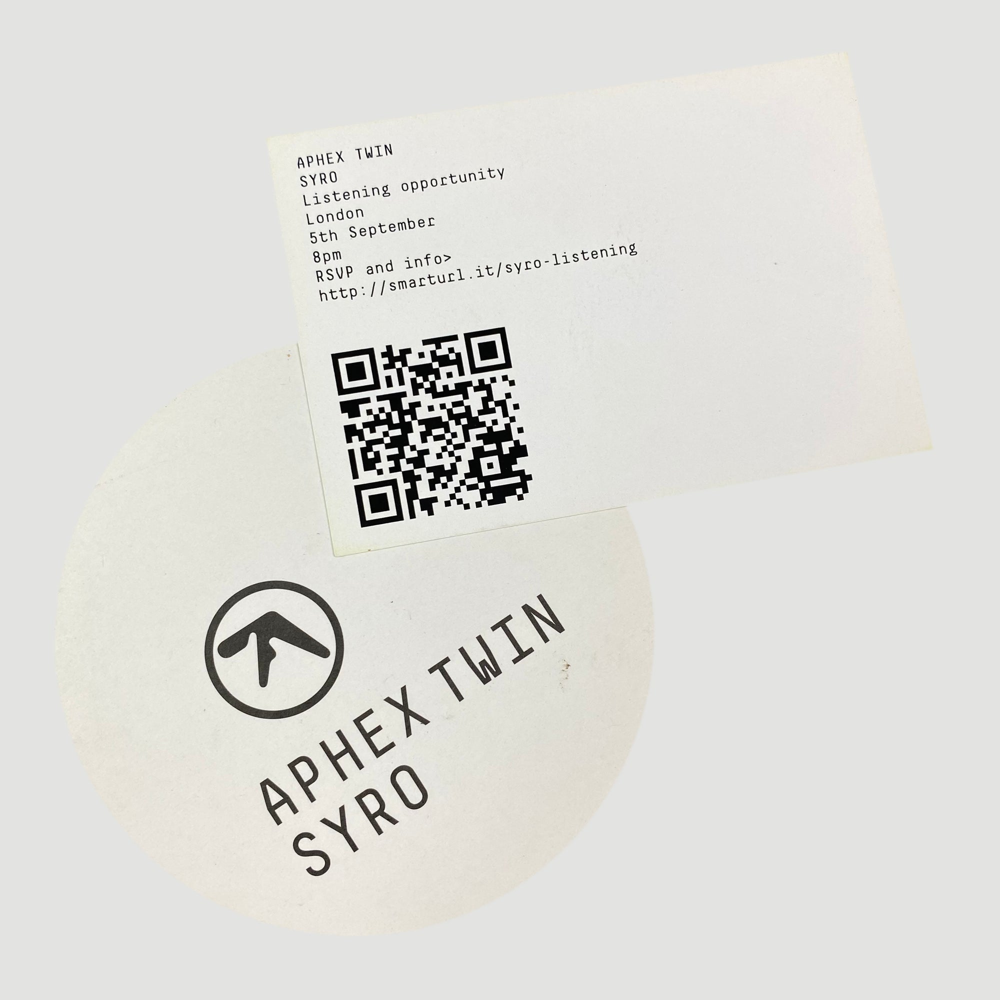 2014 Aphex Twin 'Syro' Warp Promo Pack