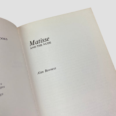 1968 Mattisse and the Nude
