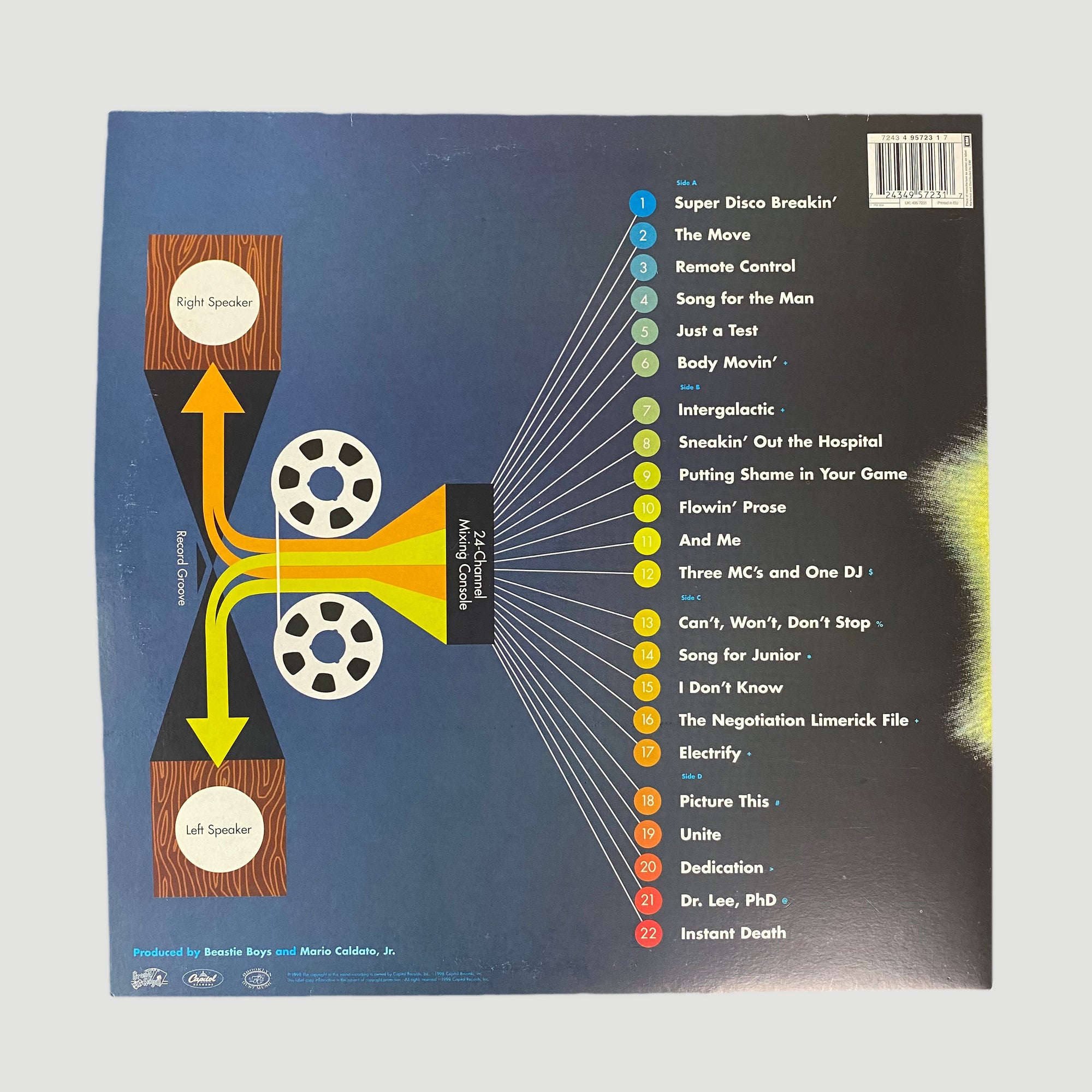 1998 Beastie Boys : Hello Nasty UK 1st Press 2LP Gatefold