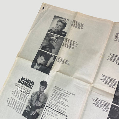 1978 David Bowie Isolar 2 US Tour Programme