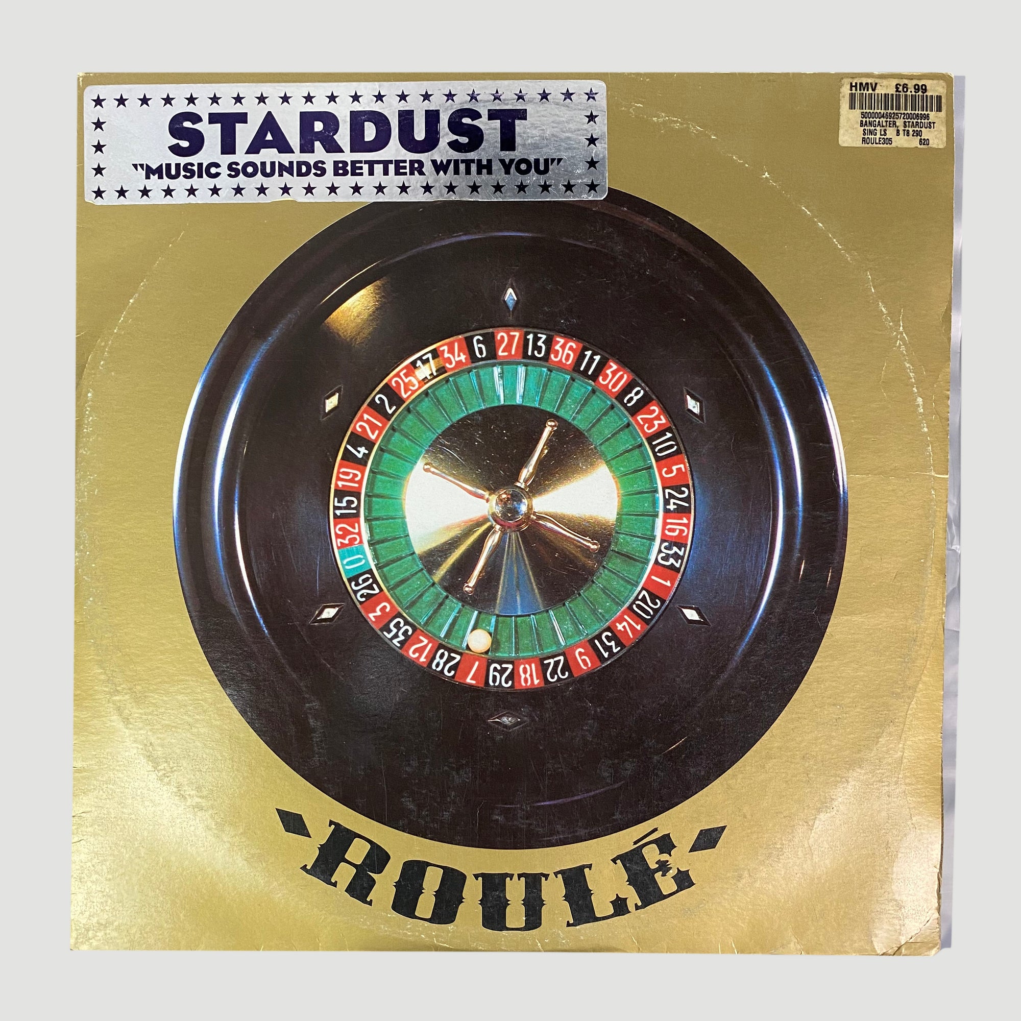 1998 Stardust 'Music Sounds Better With You' Etched 12"