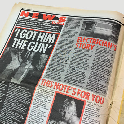 1994 Melody Maker Kurt & Courtney Issue