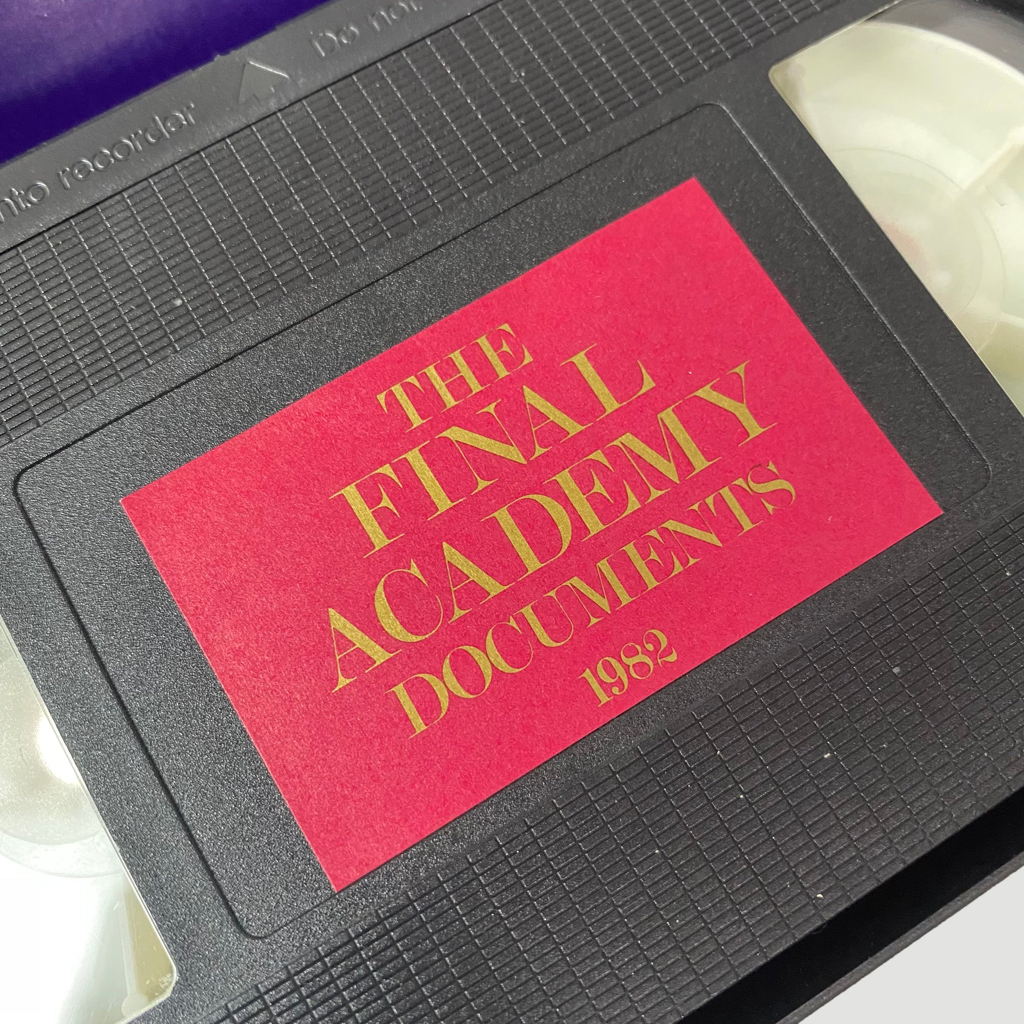 1984 William S. Burroughs 'The Final Academy Documents' Double VHS