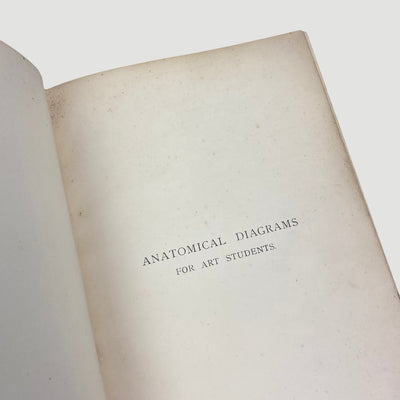 1915 'Anatomical Diagrams For The Use Of Art Students'