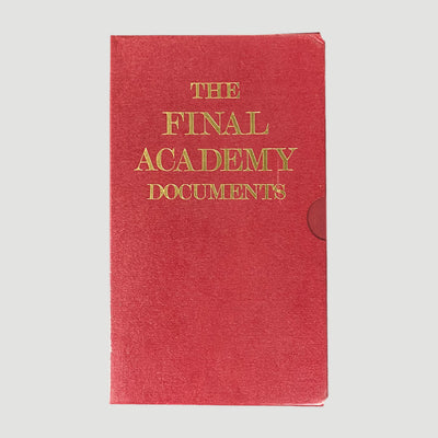 1984 William S. Burroughs 'The Final Academy Documents' Double VHS