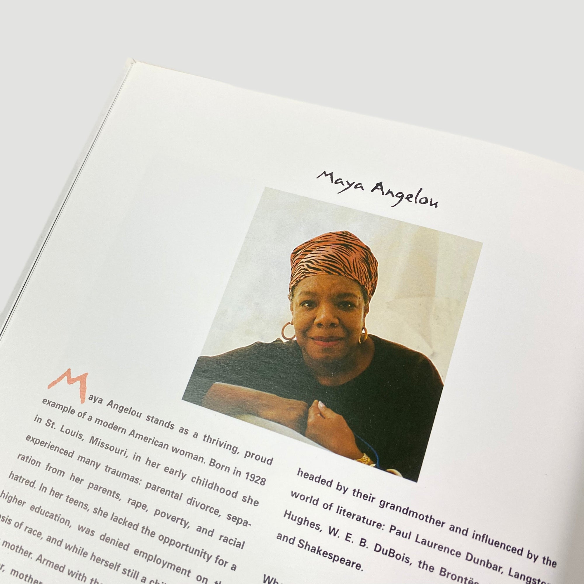 1993 Maya Angelou/Jean-Michel Basquiat 'Life Doesn't Frighten Me'