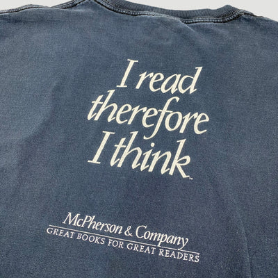 00's 'I Think, Therefore I Read' T-Shirt