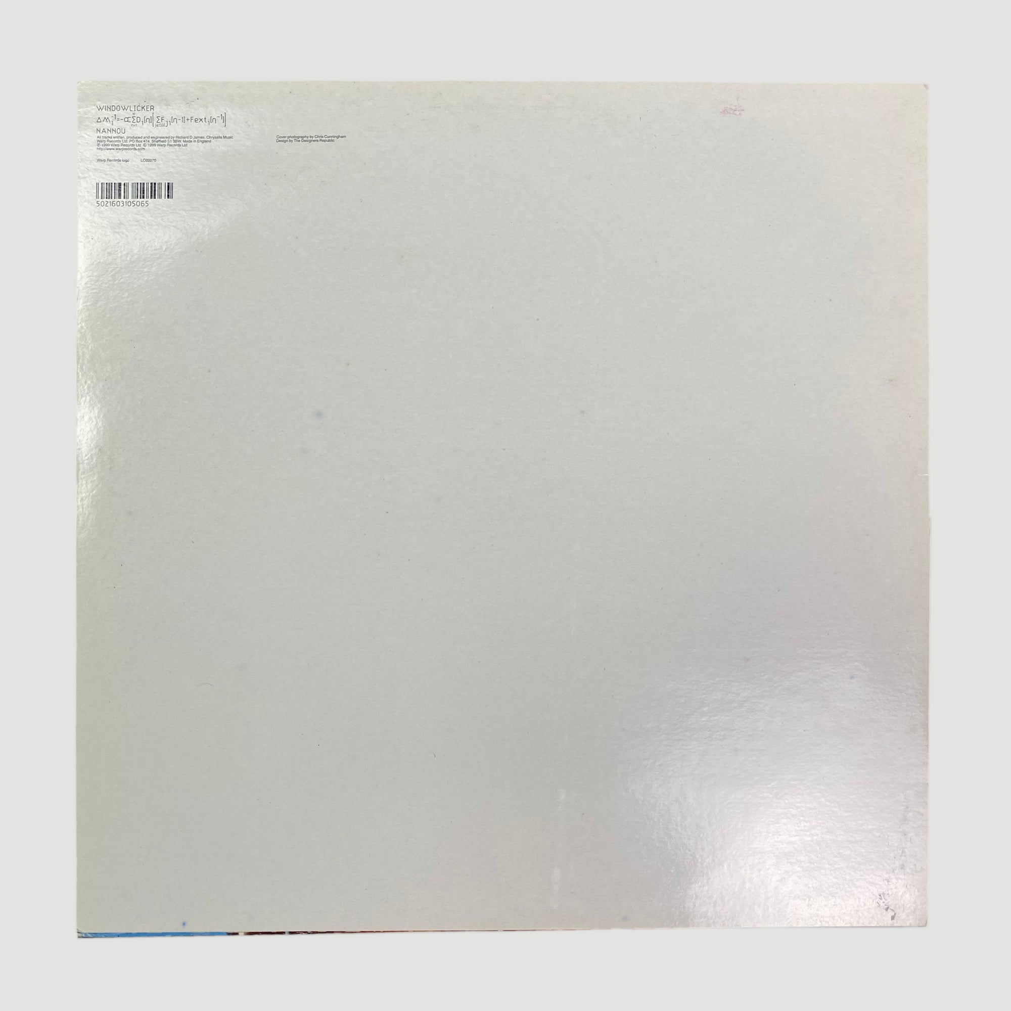 1999 Aphex Twin 'Windowlicker' Promo 12"