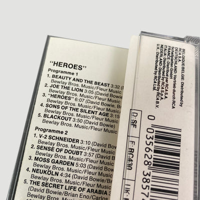 1984 David Bowie 'Heroes' Cassette