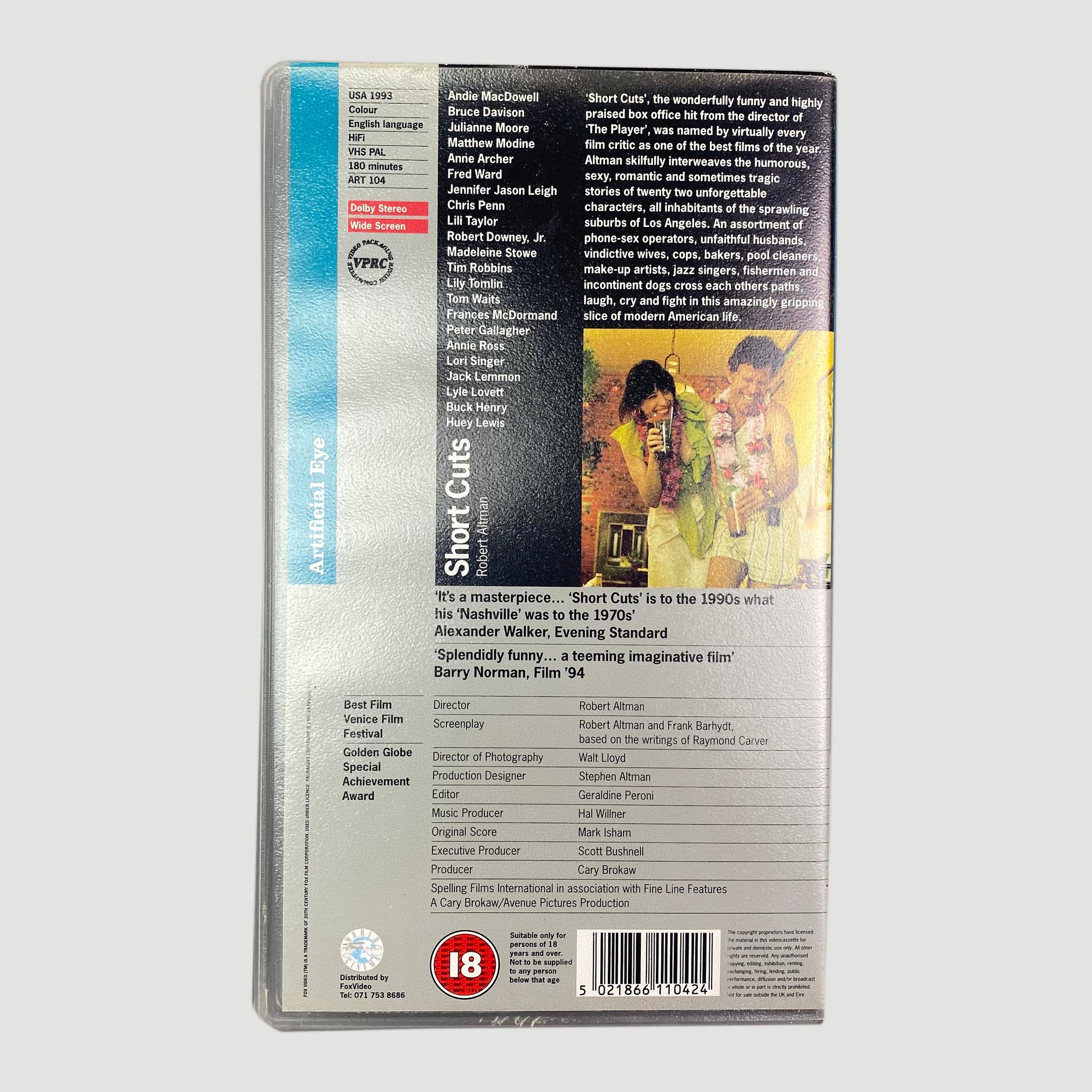 1994 'Short Cuts' VHS