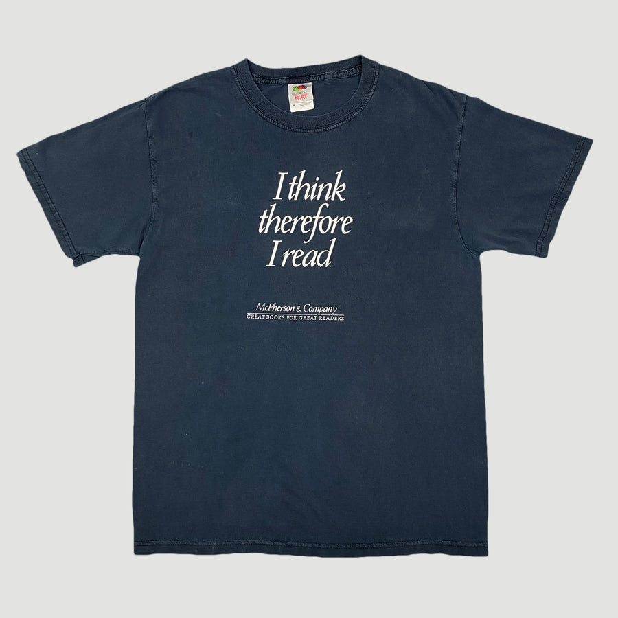 00's 'I Think, Therefore I Read' T-Shirt
