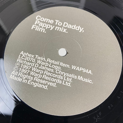1997 Aphex Twin 'Come to Daddy' 12" Single