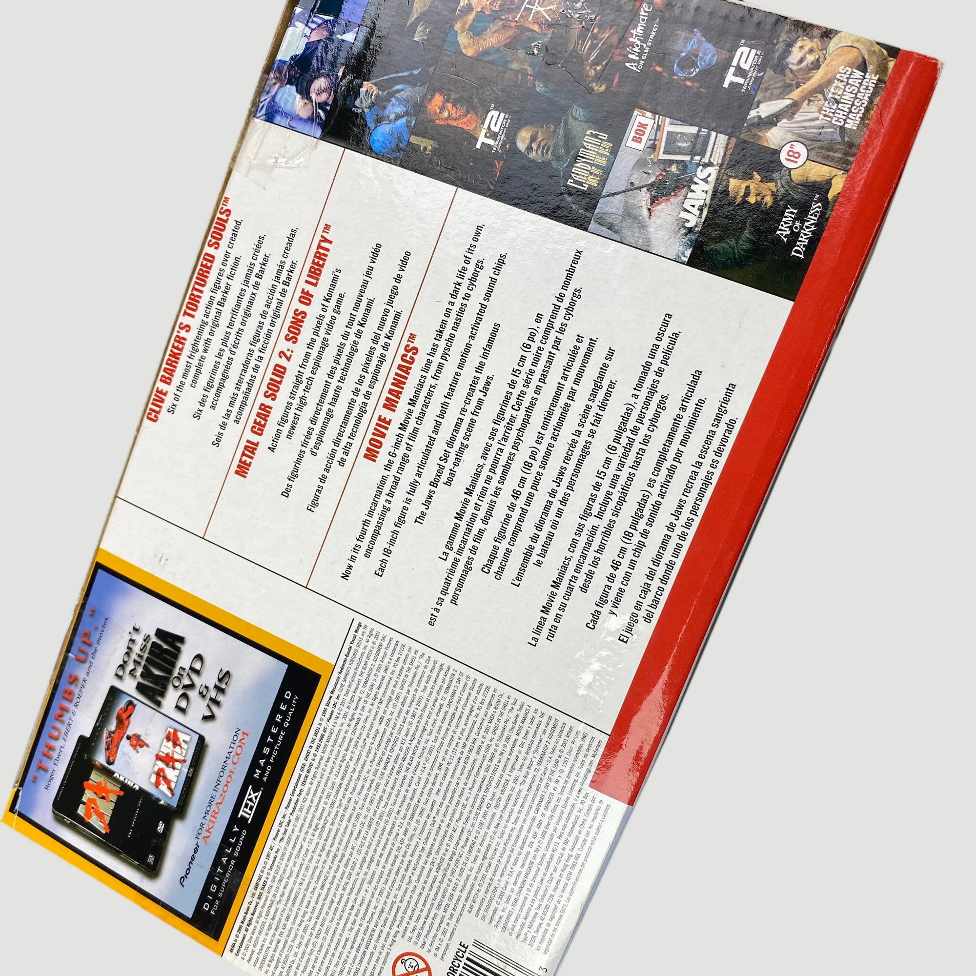 2001 Akira Kaneda + Motorcycle McFarlane Boxed Toy Figure