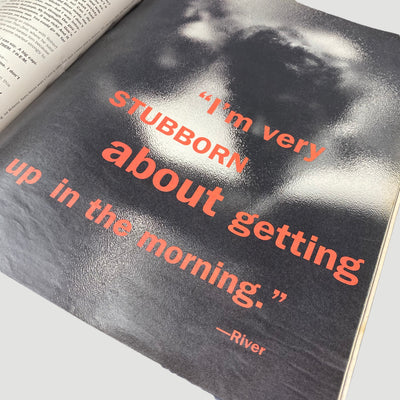 1993 Interview Magazine River Phoenix/Keanu Reeves Issue