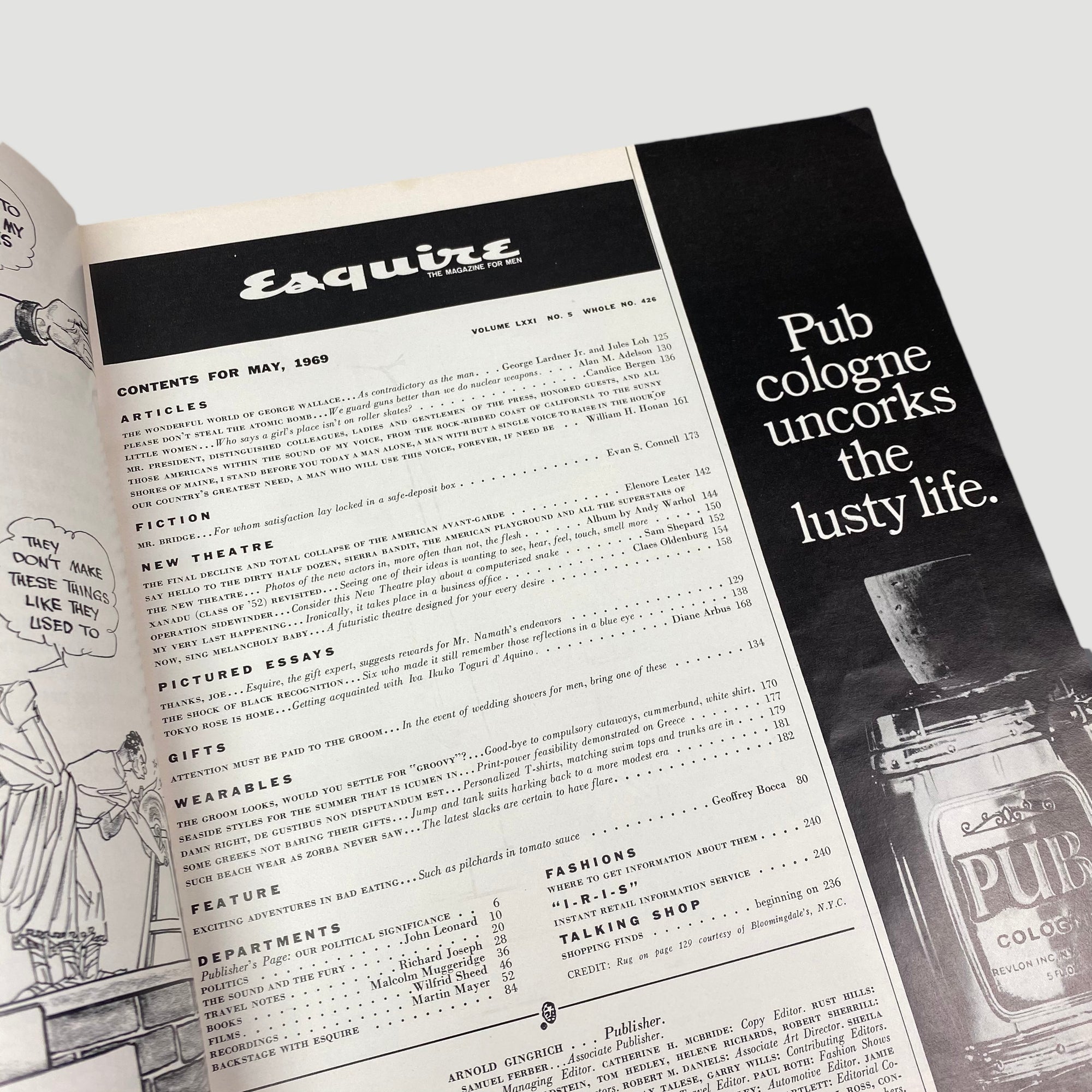 1969 Esquire Magazine Andy Warhol Issue