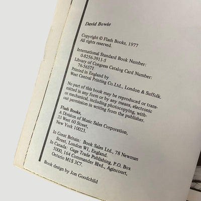 1977 Vivian Claire 'David Bowie'