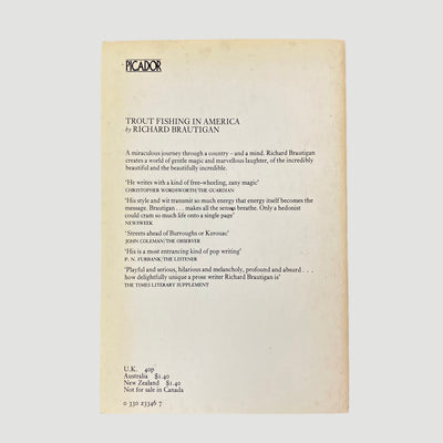 1967 Richard Brautigan ‘Trout Fishing in America’
