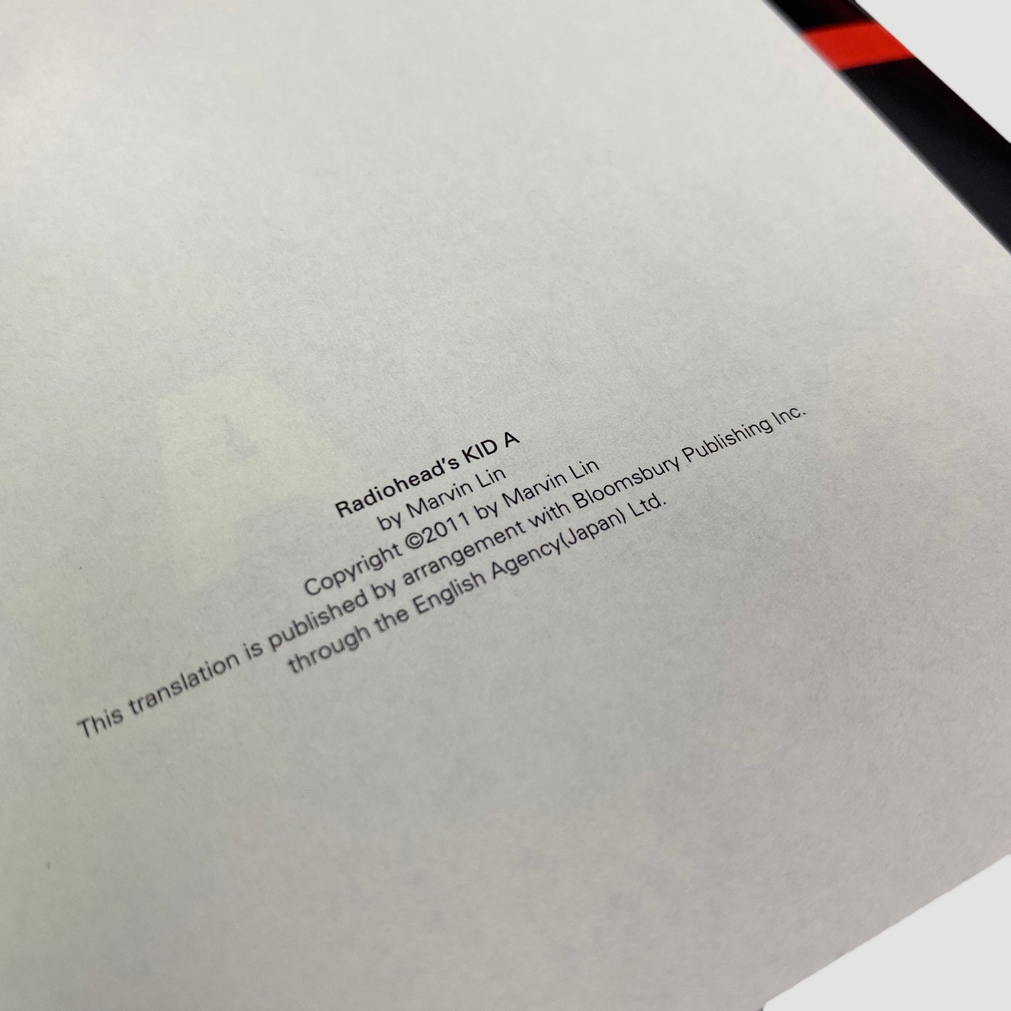 2011 Radiohead KID A Japanese Guide