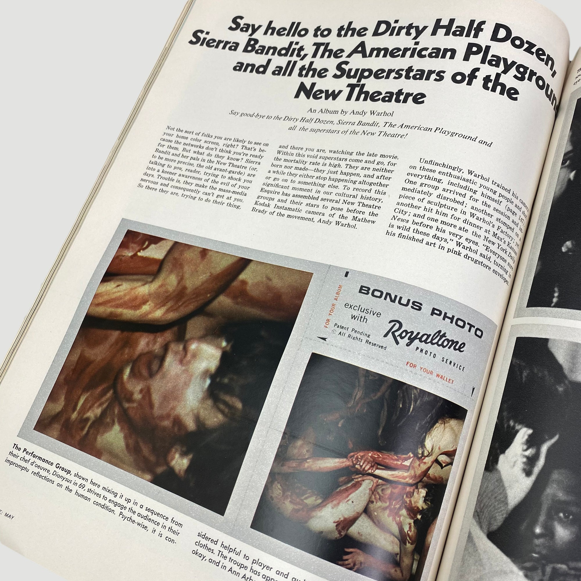 1969 Esquire Magazine Andy Warhol Issue