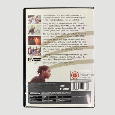 2000 Jean-Michel Basquiat 'Downtown 81' DVD