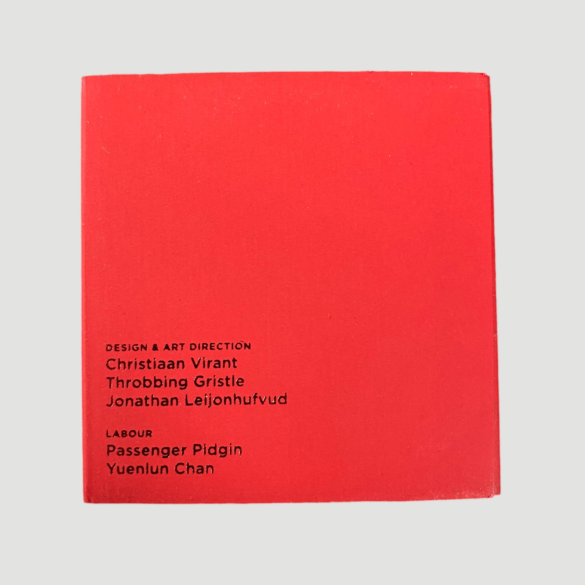 2017 Throbbing Gristle x Christian Virant Loop Box