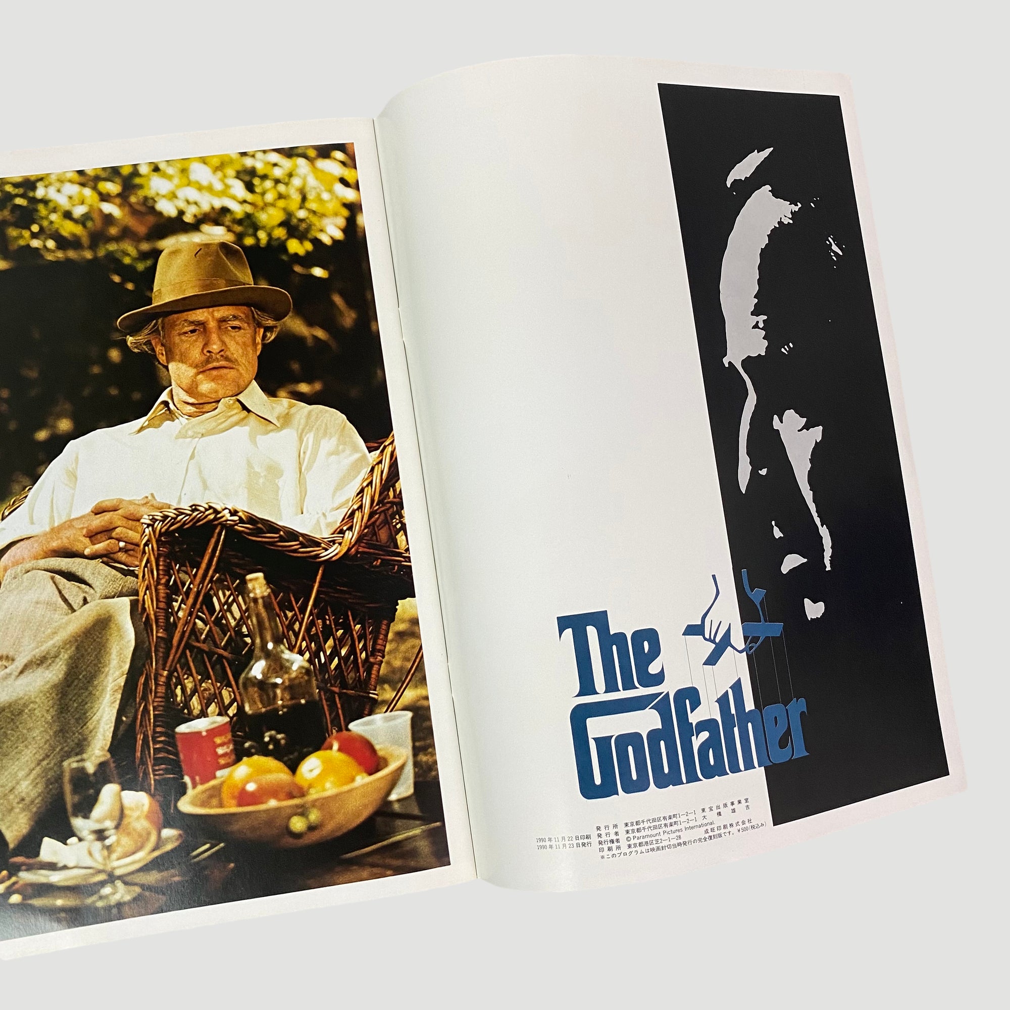 1990 The Godfather Japanese Movie Programme
