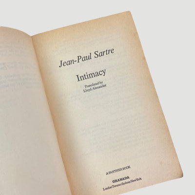 1981 Jean-Paul Sartre 'Intimacy'