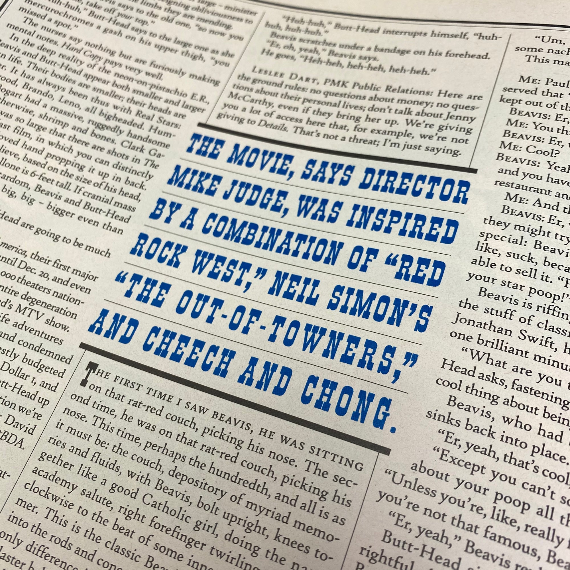 1993 Rolling Stone Pamela Anderson - Beavis & Butthead