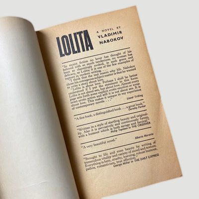 1962 Vladimir Nabokov ‘Lolita’