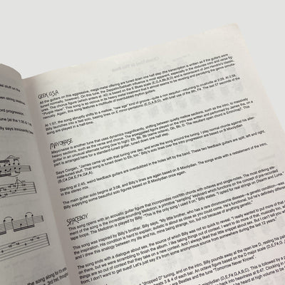 1994 Smashing Pumpkins Siamese Dream Tab Book