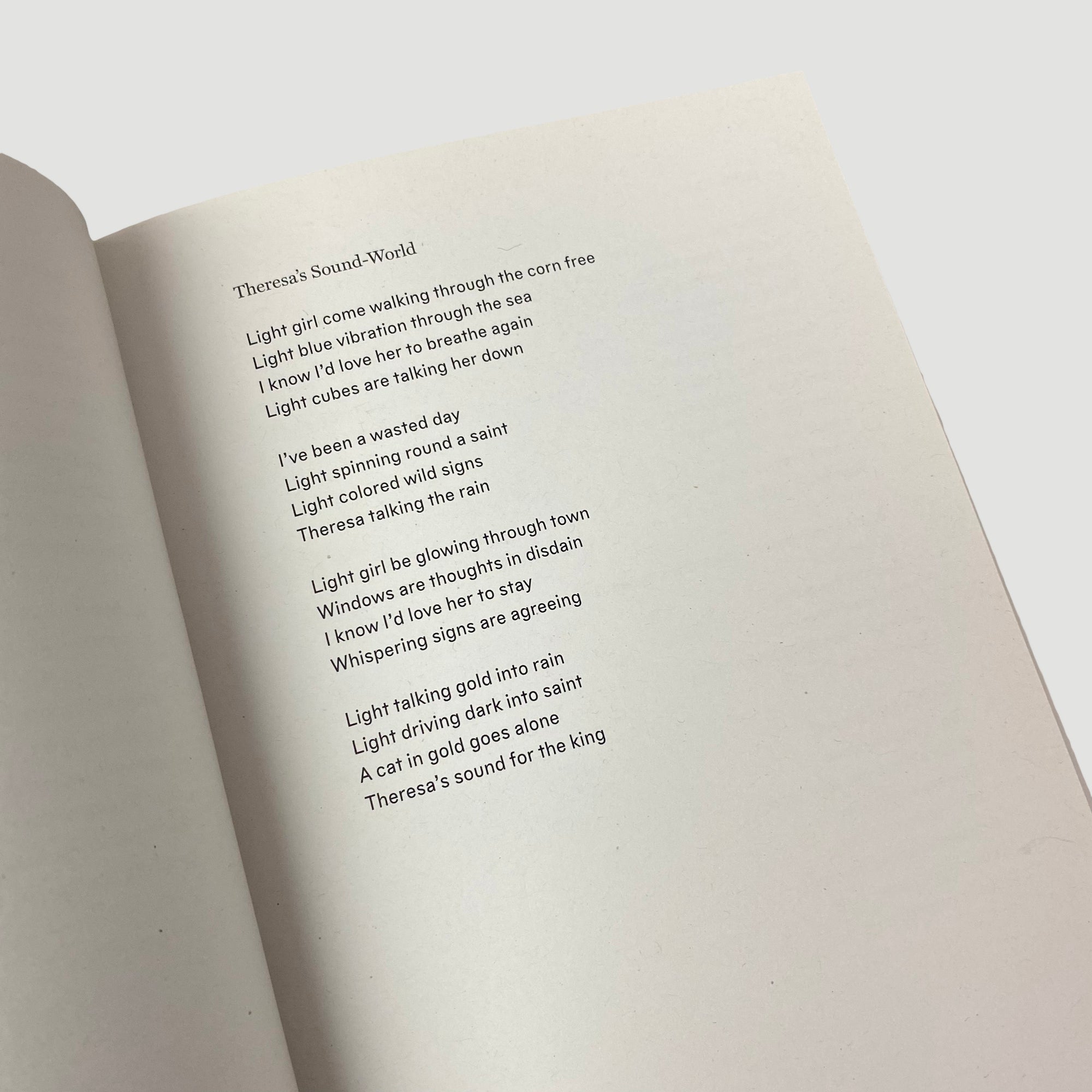 2015 Thurston Moore 'Stereo Sanicity: Lyrics & Poems'