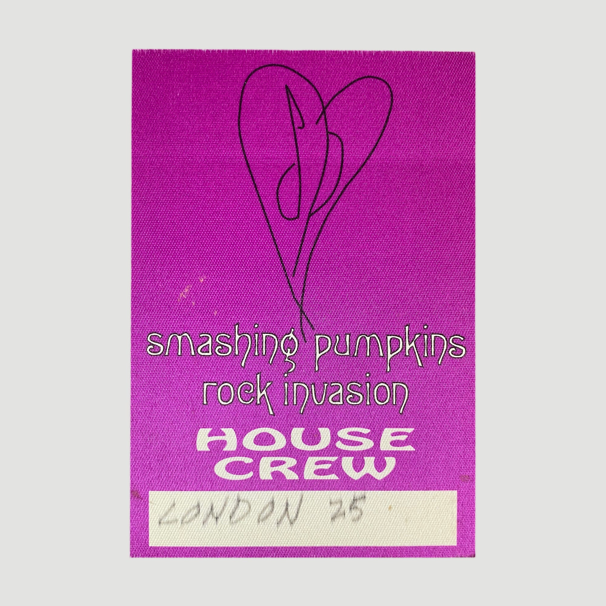 1993 Smashing Pumpkins Rock Invasion AAA Pass