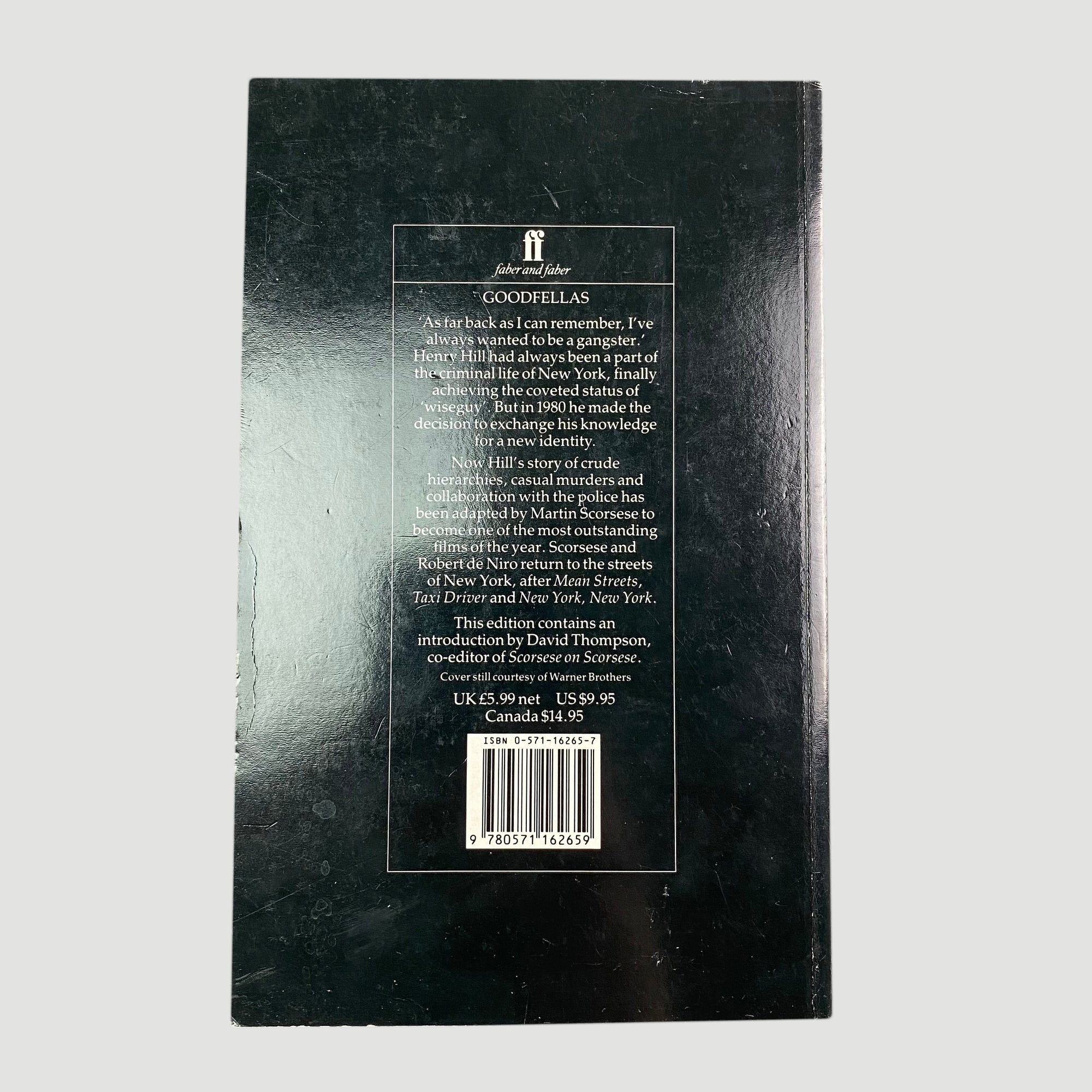 1990 Martin Scorsese & Nicolas Pileggi 'Goodfellas' screenplay