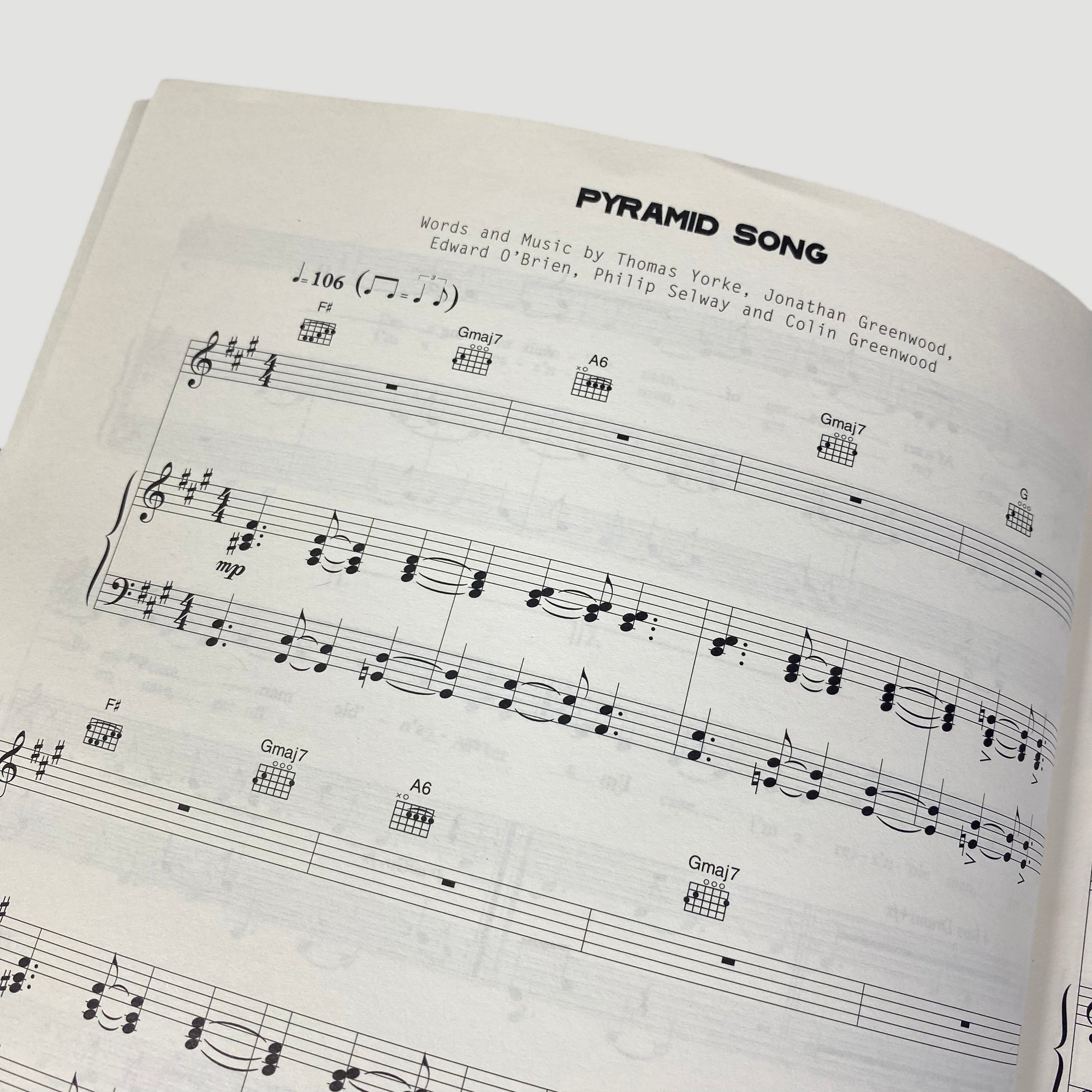 2000 Radiohead Amnesiac Guitar Tab Vocal