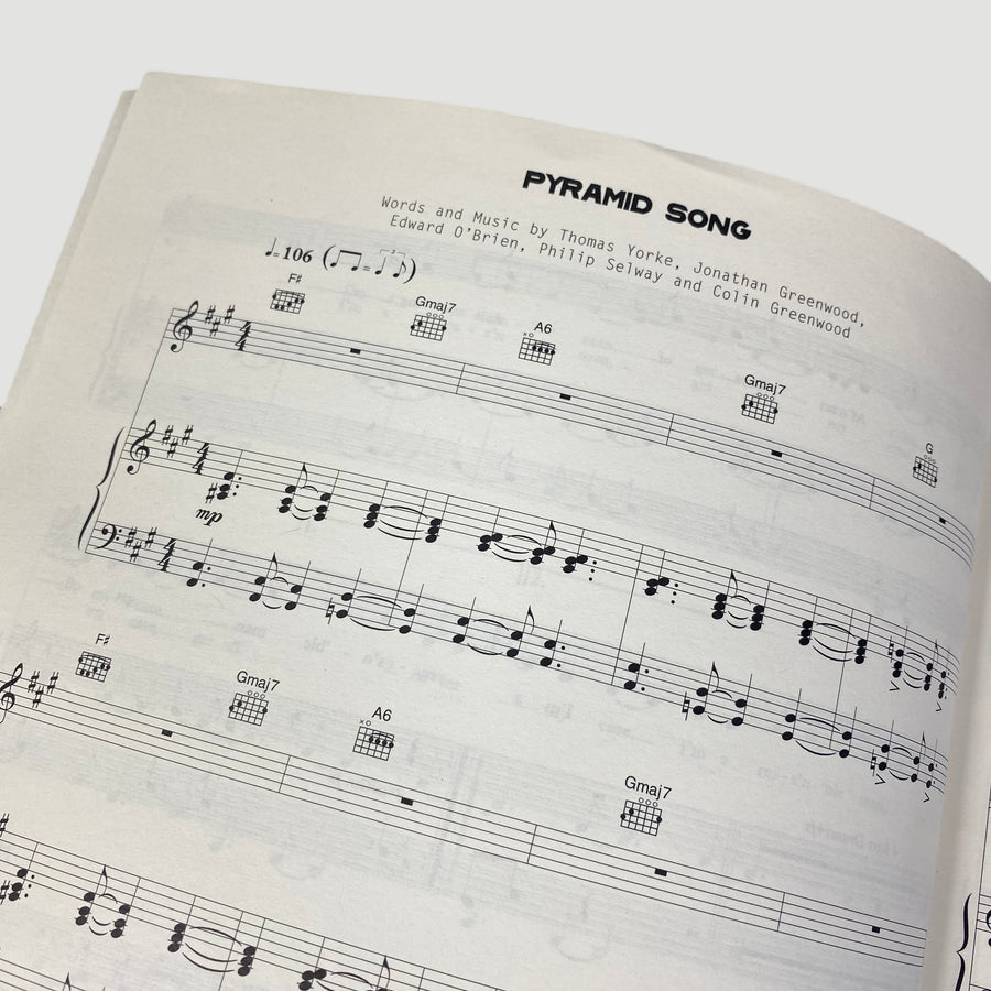 2000 Radiohead Amnesiac Guitar Tab Vocal