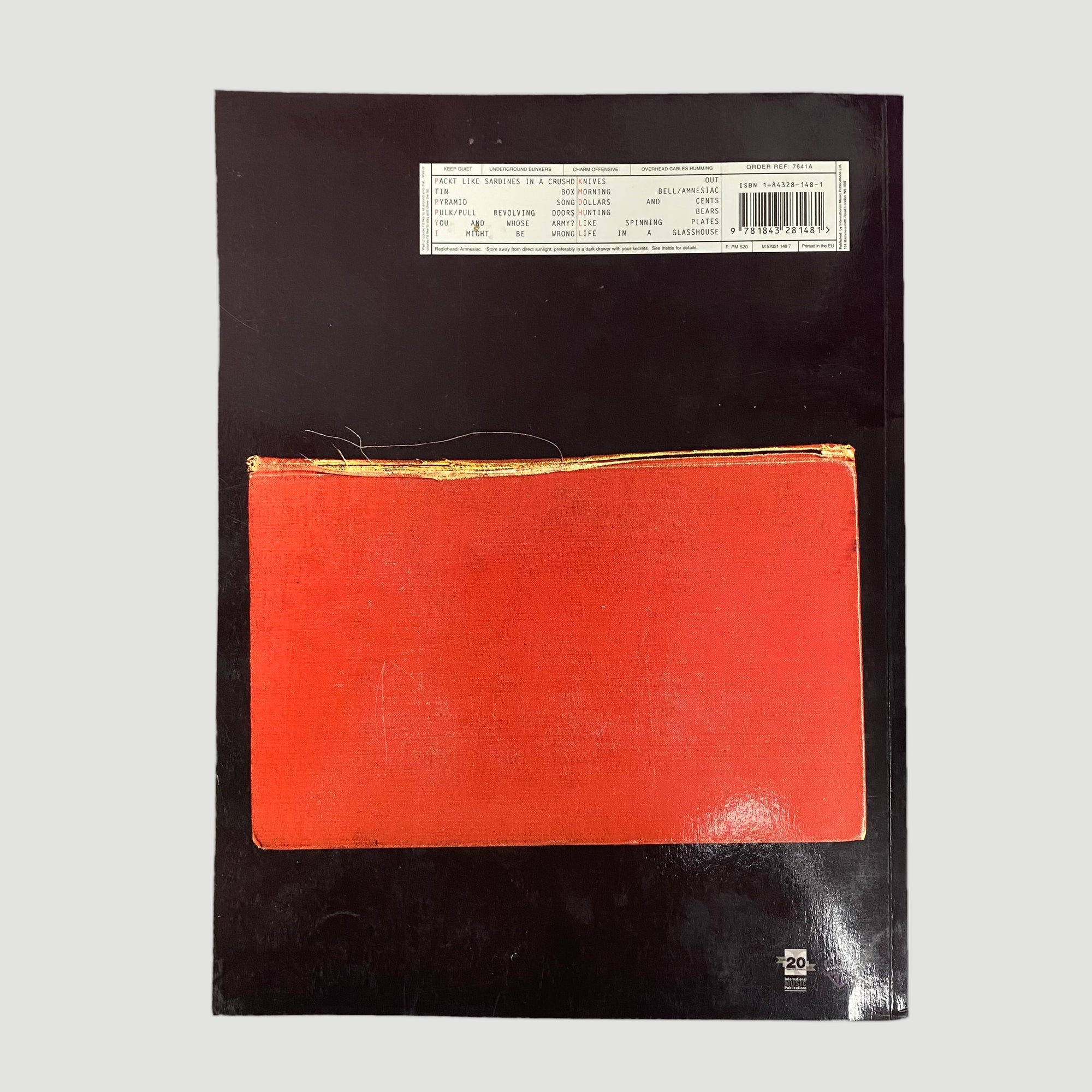 2000 Radiohead Amnesiac Guitar Tab Vocal