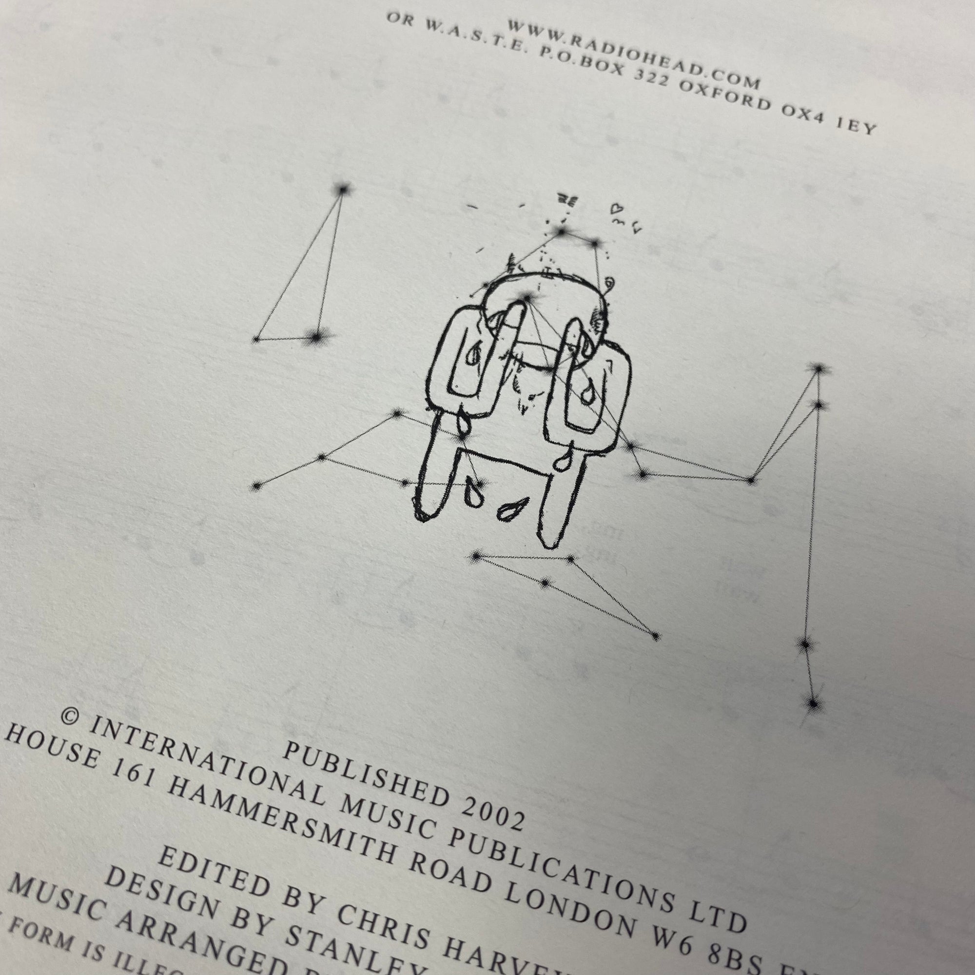 2000 Radiohead Amnesiac Guitar Tab Vocal
