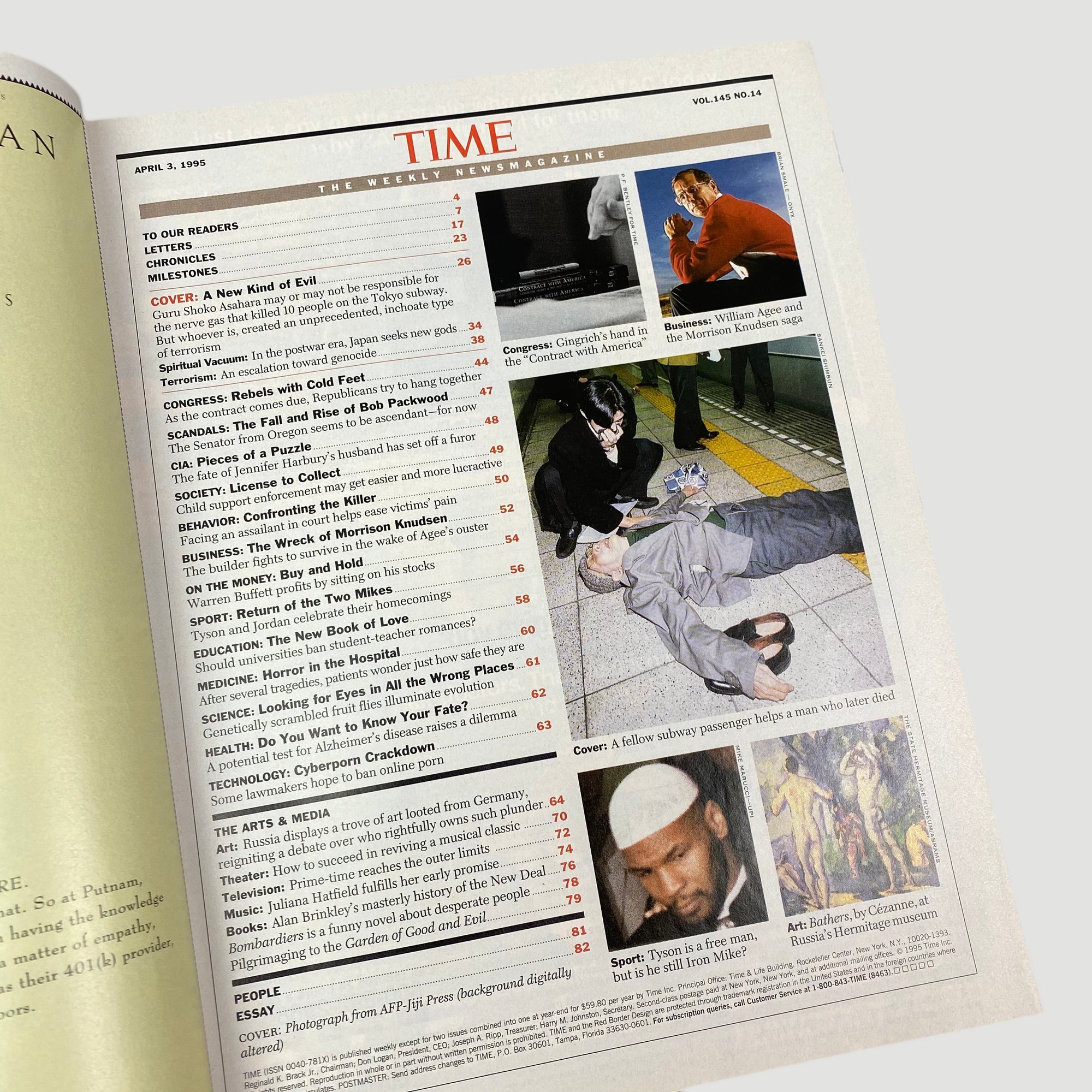 1995 TIME Magazine 'Cult of Doom' Issue