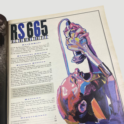 1993 Rolling Stone Magazine Janet Jackson Issue