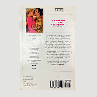 1990 Barry Gifford 'Wild At Heart: The Story of Sailor & Lula' Novelisation
