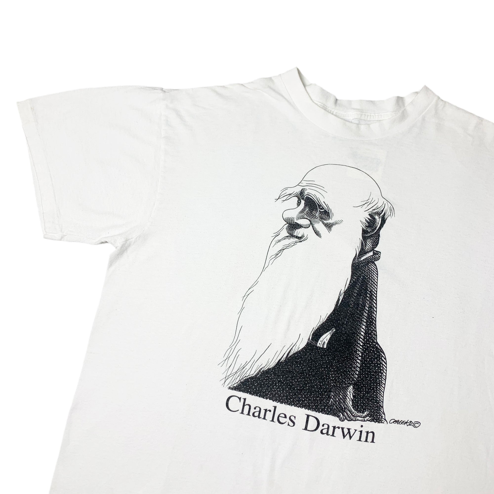 Early 90’s Charles Darwin Largely Literary T-Shirt