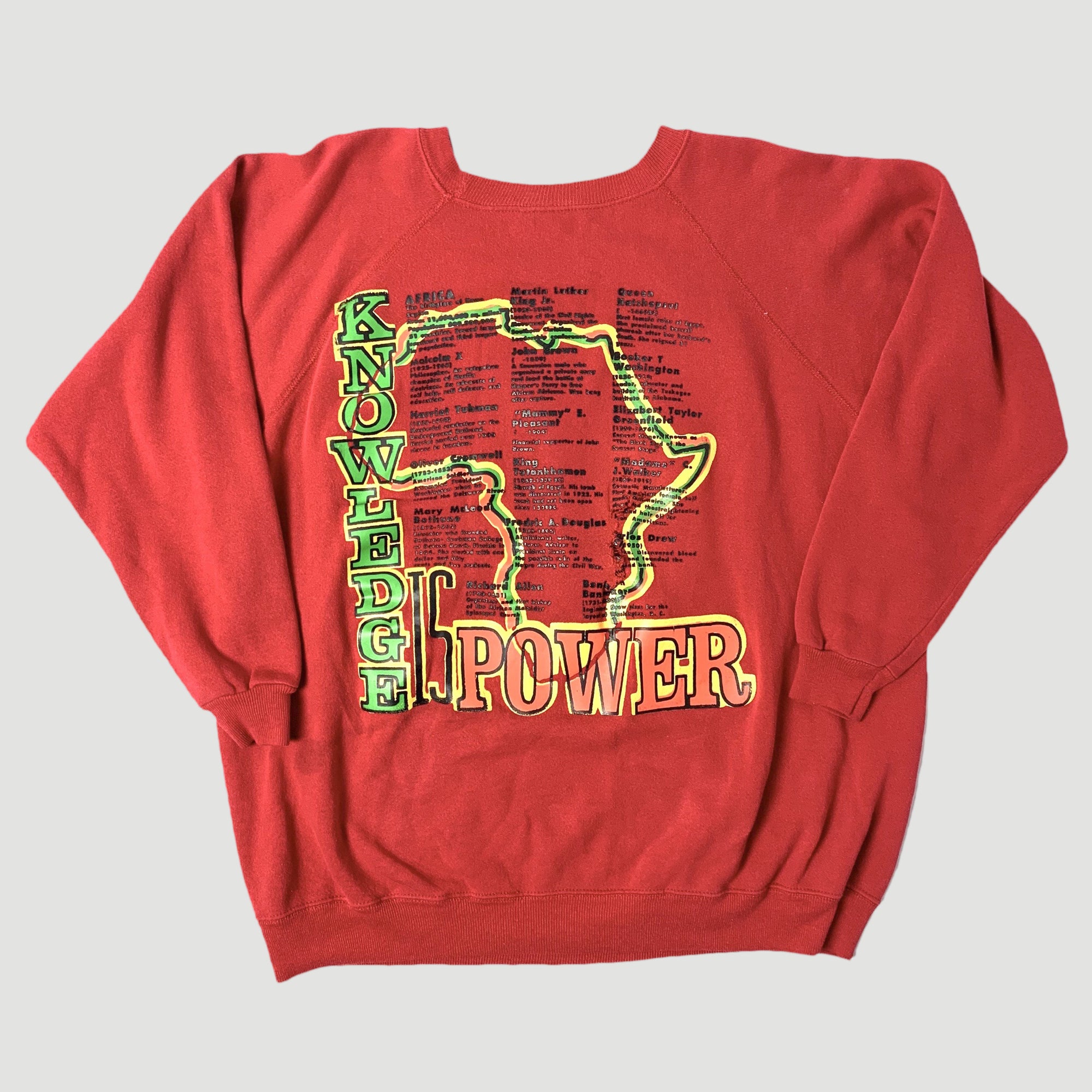 1992 Black History Month Red Sweatshirt