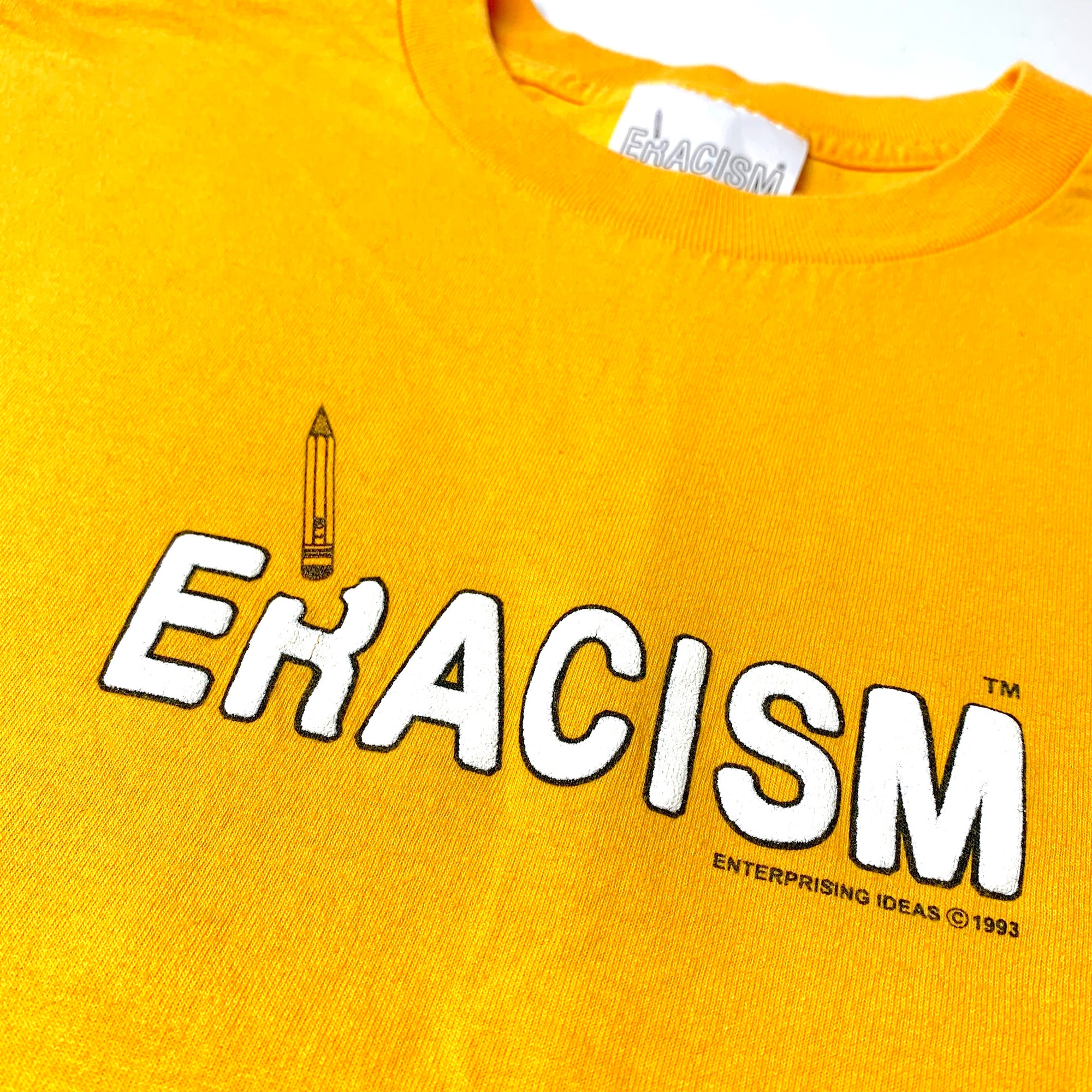 90’s Eracism Stop the Hate Yellow T-Shirt