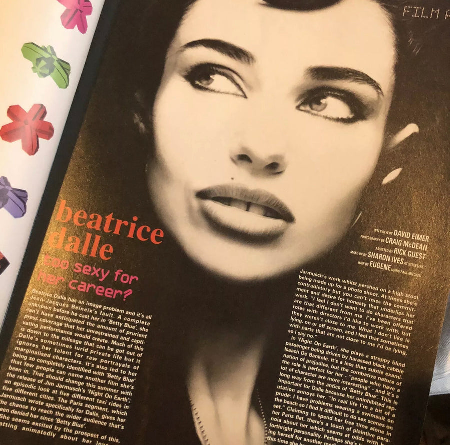 1992 i-D Magazine Beatrice Dalle Issue