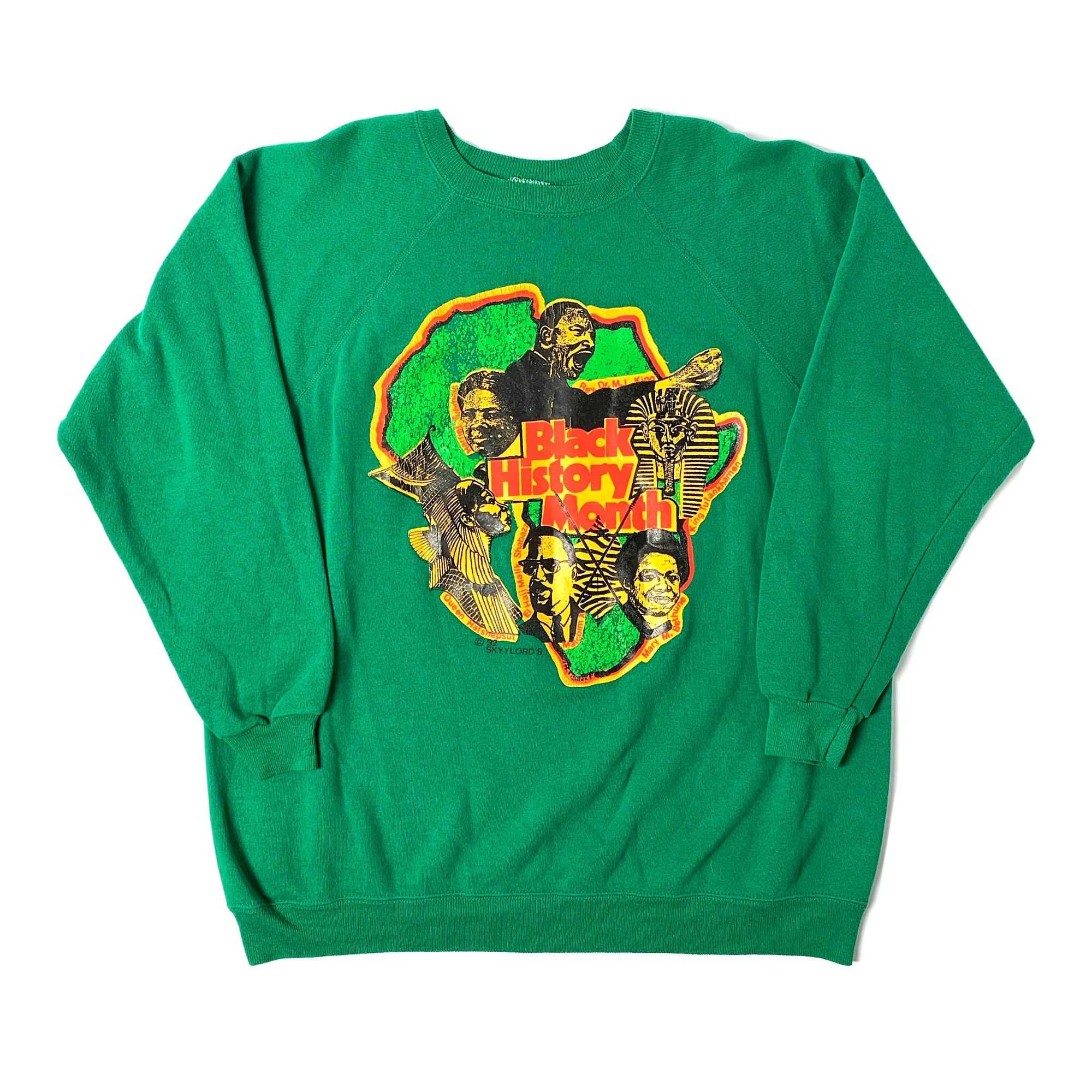 1992 Black History Month Green Sweatshirt